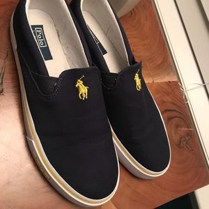 Men’s canvas Polo slip-on